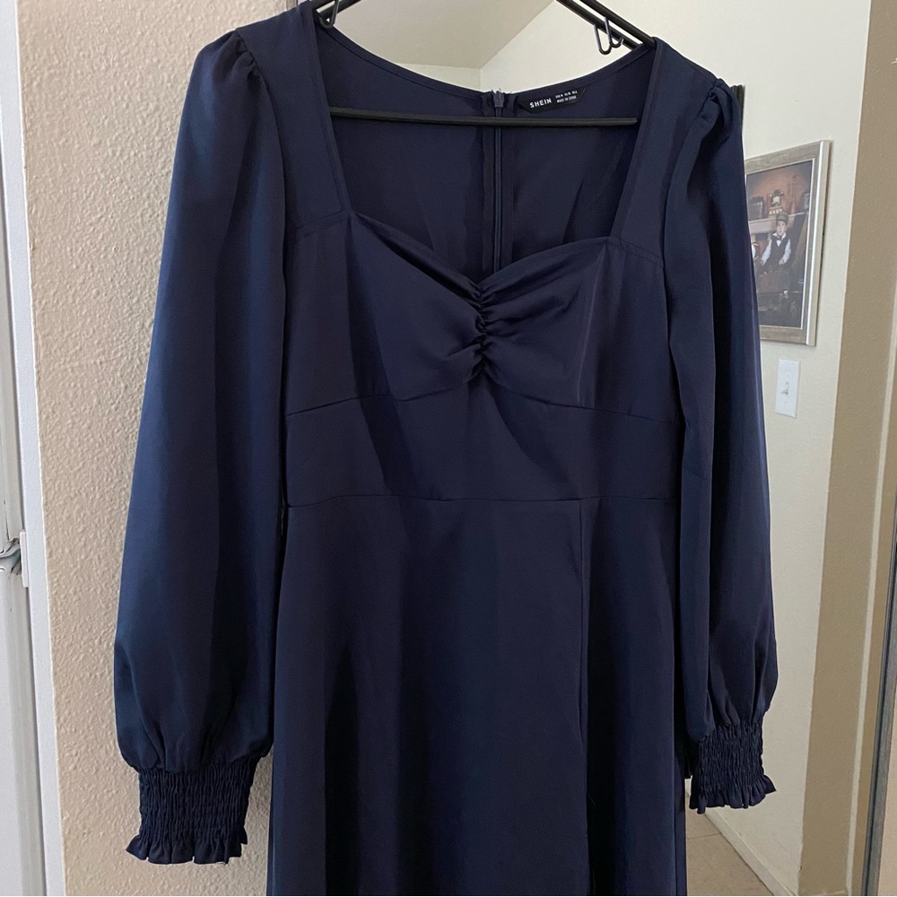 Formal split thigh dress